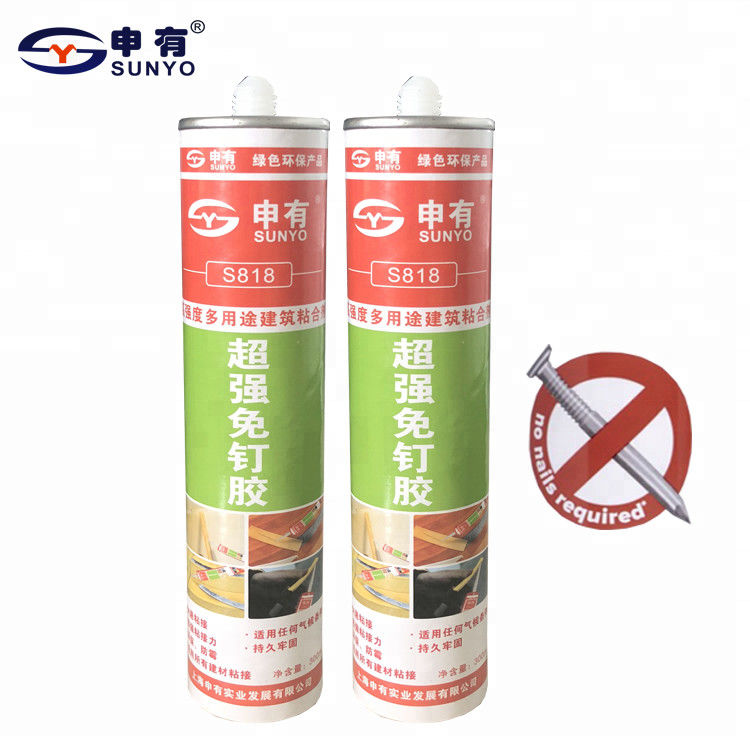 No Nails Sealant Waterproof Heavy-Duty Construction Liquid Nails adhesive